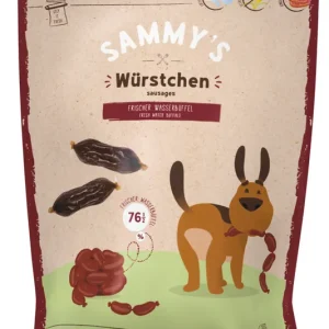 Nur Heute Sparpaket 2 x 240 g Sammy's Würstchen frischer Wasserbüffel Hunde Snack